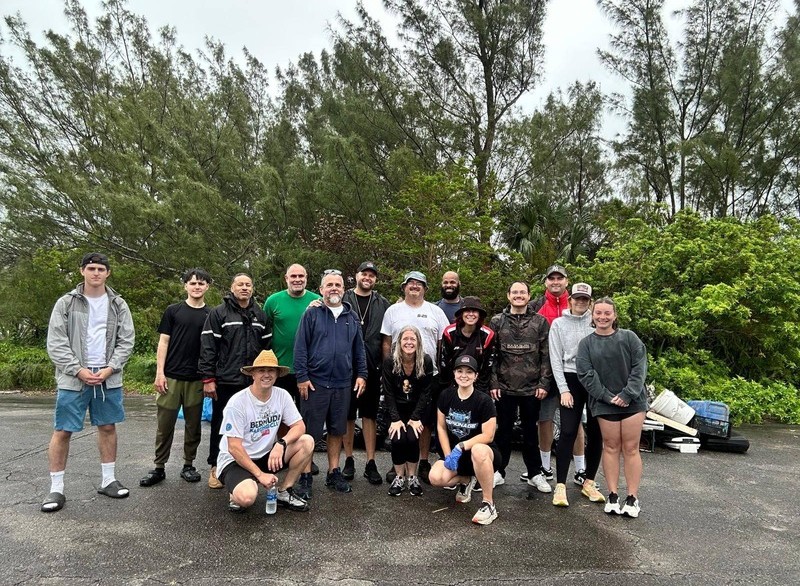 Bermuda karting clean-up April 9 2025