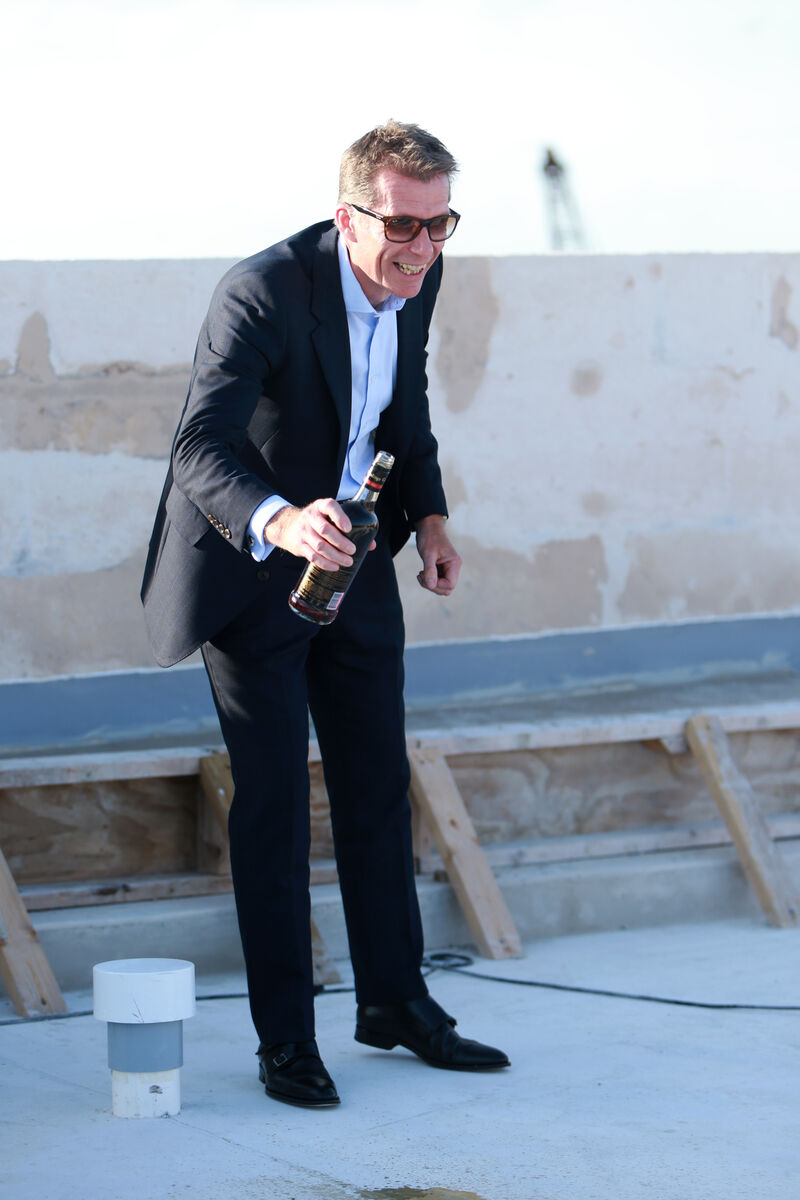 Casemates Barracks' Roof Wetting Bermuda April 2025 (10)