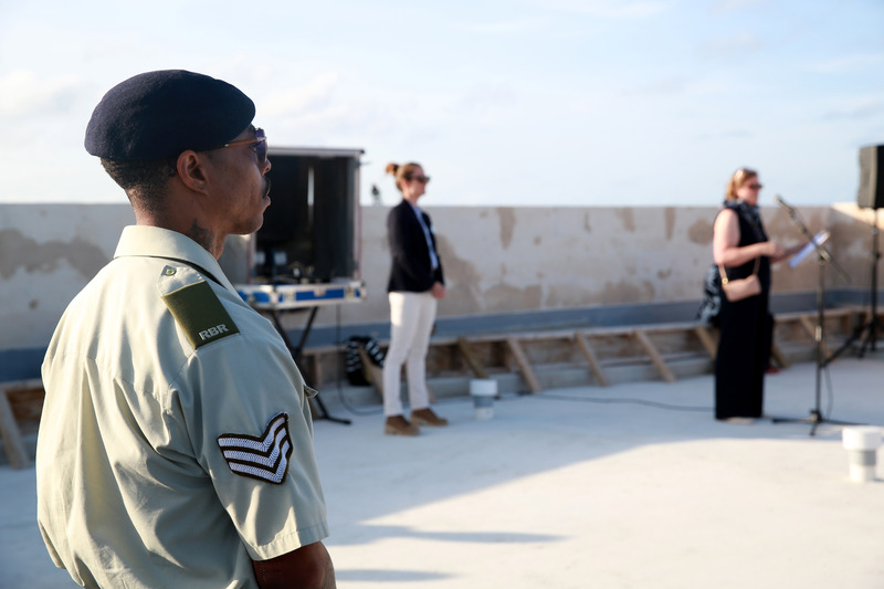 Casemates Barracks' Roof Wetting Bermuda April 2025 (17)