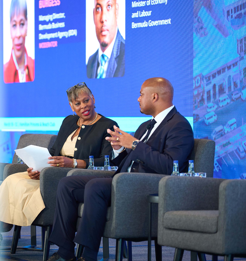 Kendaree Burgess and Jason Hayward Bermuda April 2025