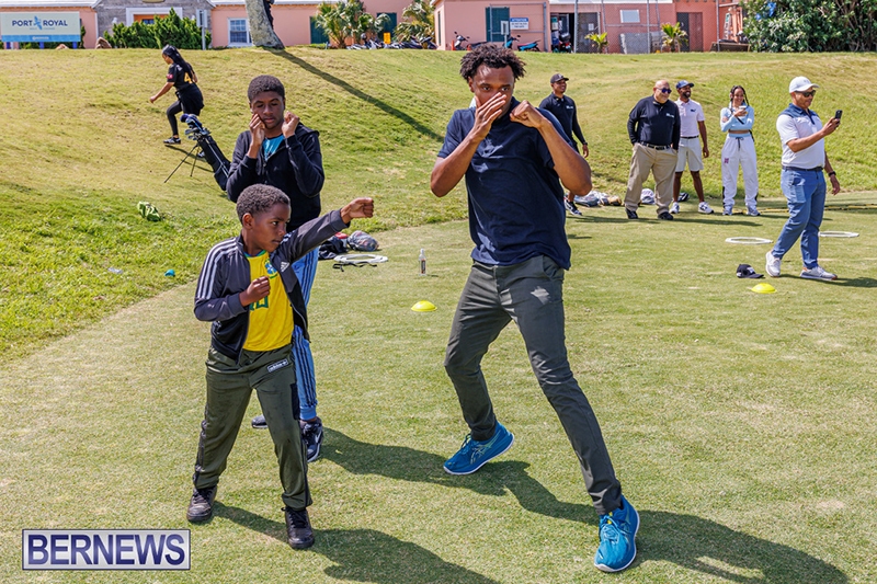 Showtime Golf & Boxing Clinic Bermuda April 19 2025 DF-17