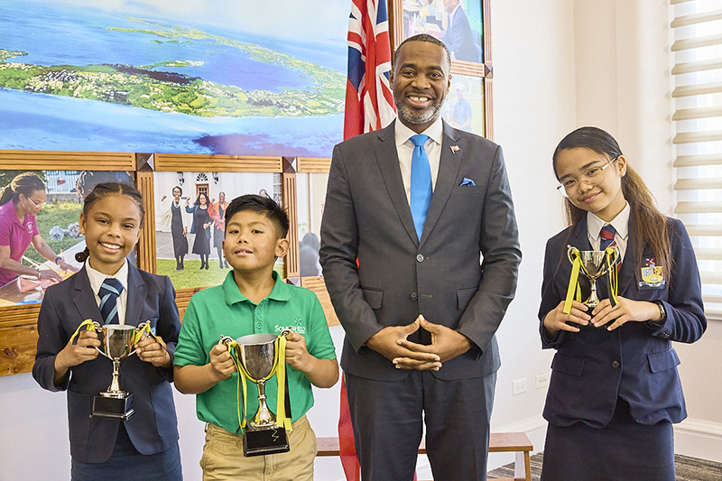 Spelling Bee Winners Bermuda April 6 2025 5