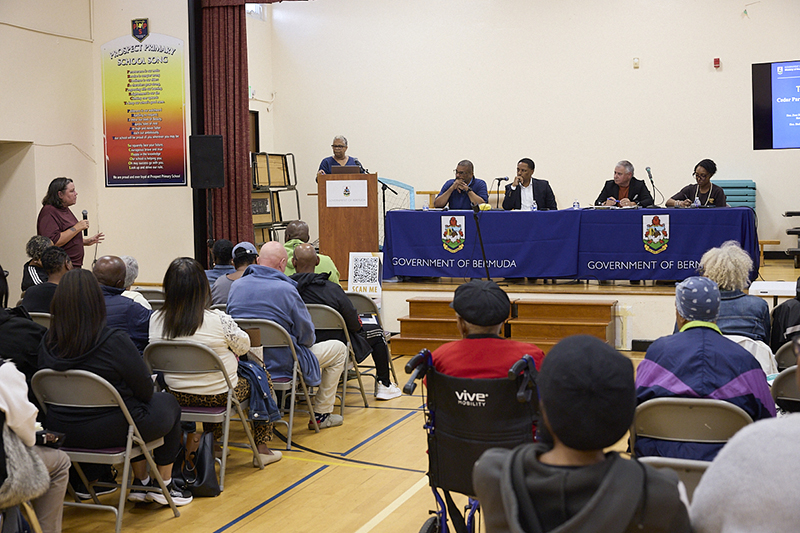 neighbourhood meeting Bermuda April 30 2025 2