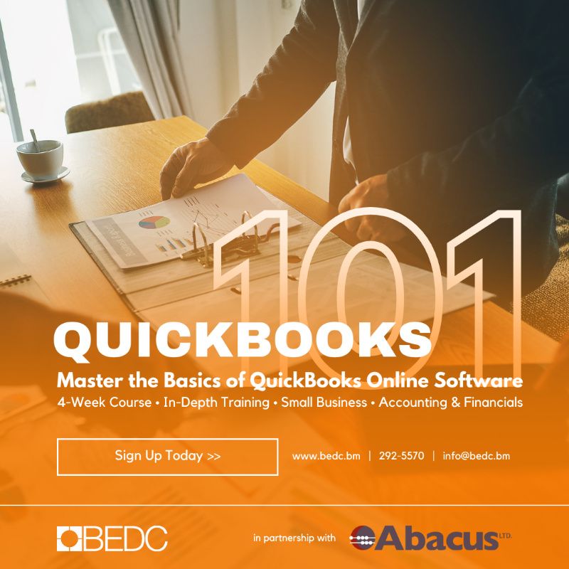 QuickBooks 101 Course BEDC Bermuda May 2025