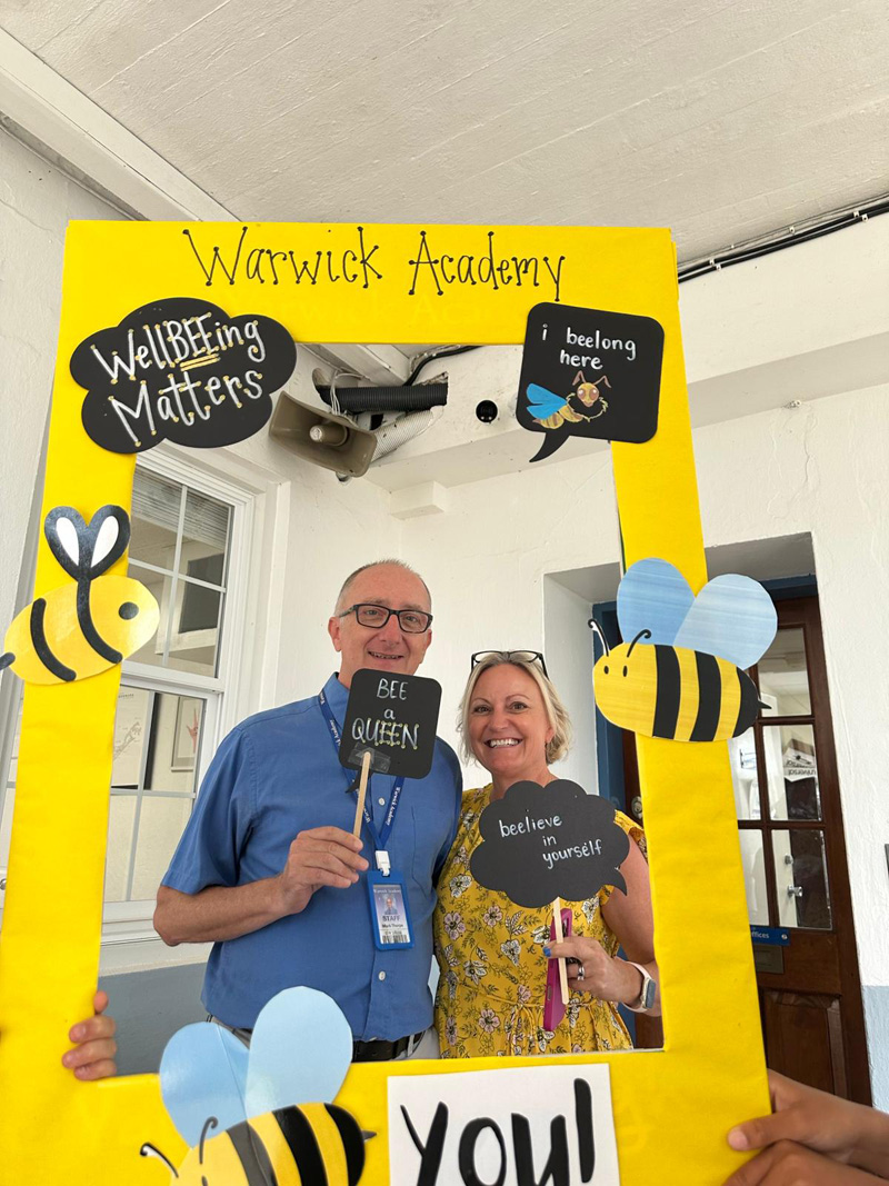 Warwick Academy WellBEEing Mental Health Drive By Wave By Bermuda May 2025 (13)
