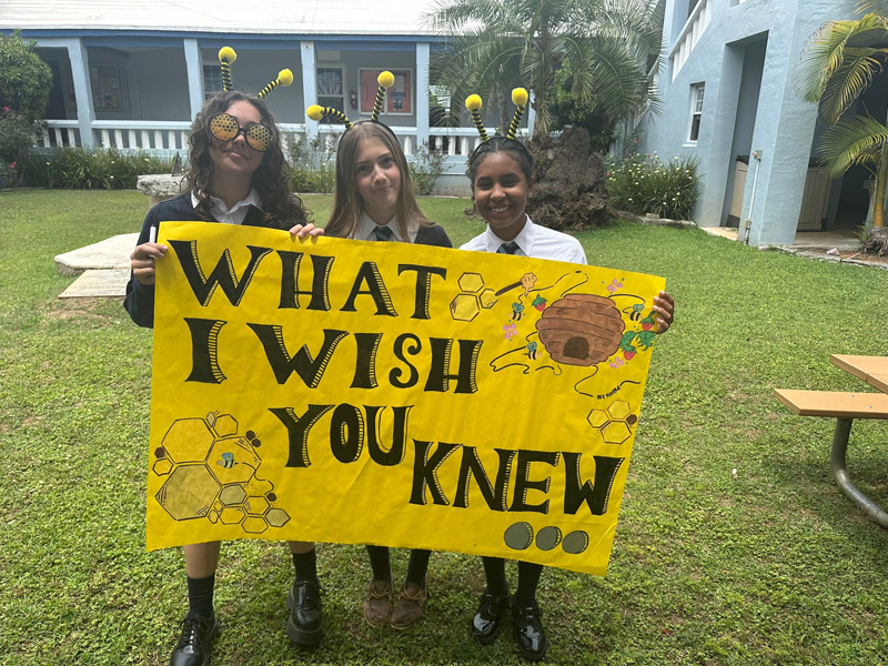 Warwick Academy WellBEEing Mental Health Drive By Wave By Bermuda May 2025 (16)