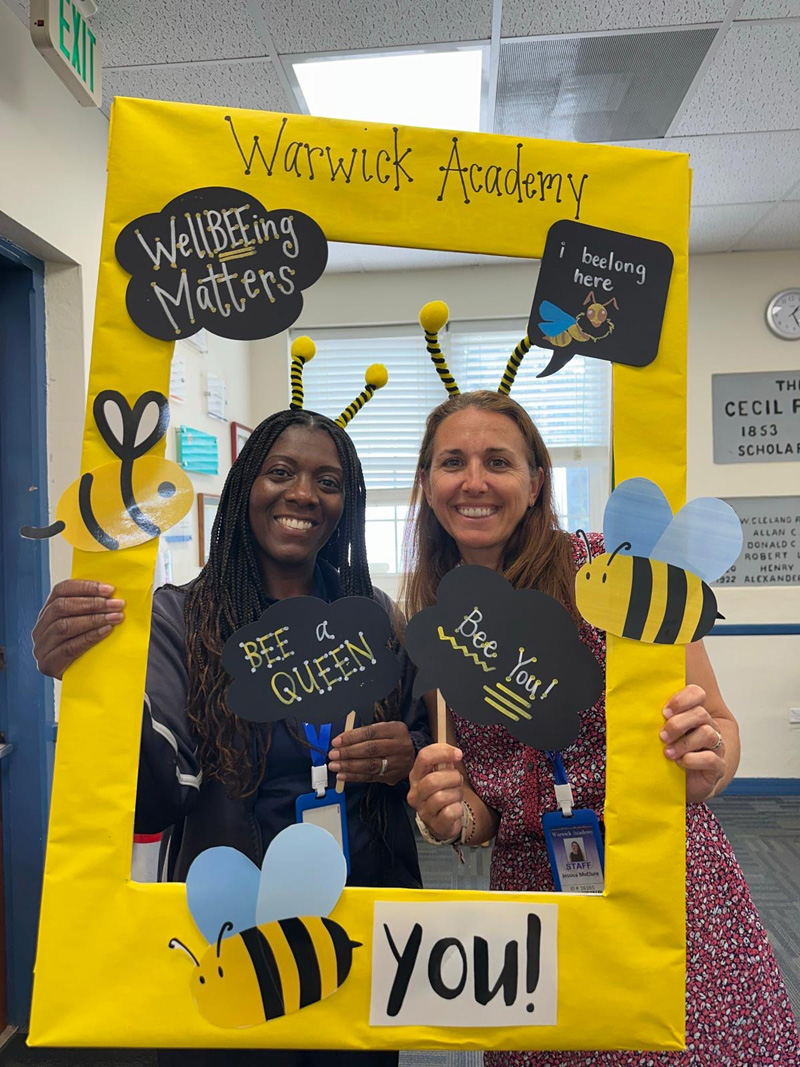 Warwick Academy WellBEEing Mental Health Drive By Wave By Bermuda May 2025 (18)