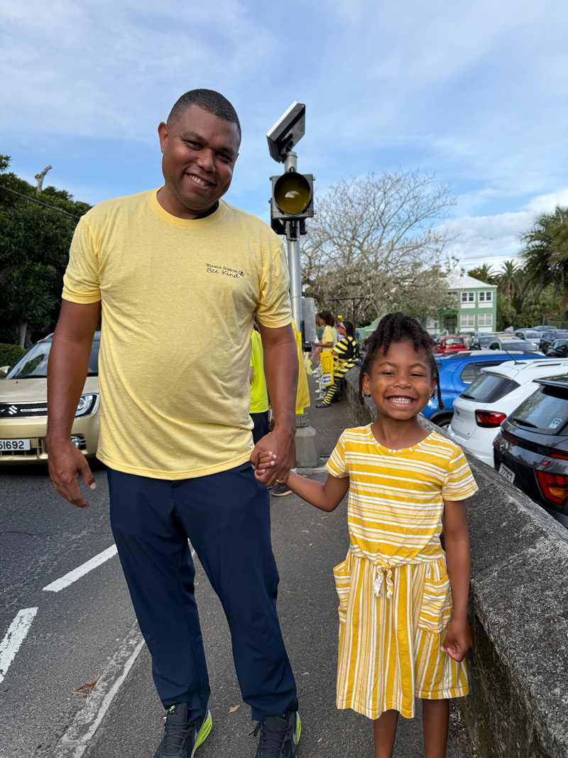 Warwick Academy WellBEEing Mental Health Drive By Wave By Bermuda May 2025 (24)