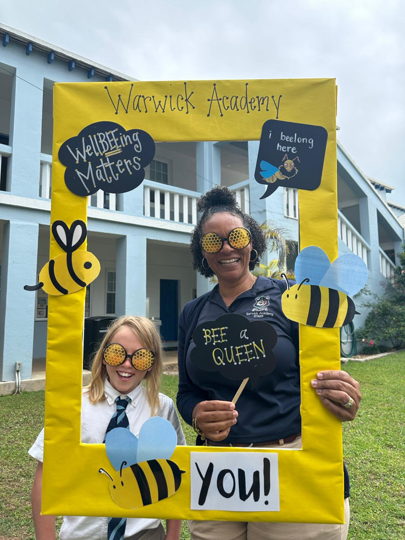 Warwick Academy WellBEEing Mental Health Drive By Wave By Bermuda May 2025 (26)