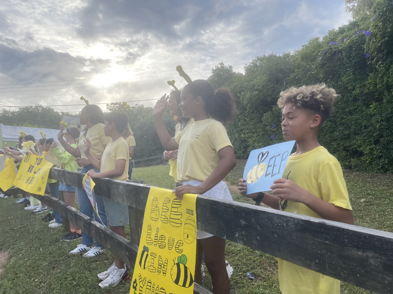 Warwick Academy WellBEEing Mental Health Drive By Wave By Bermuda May 2025 (35)