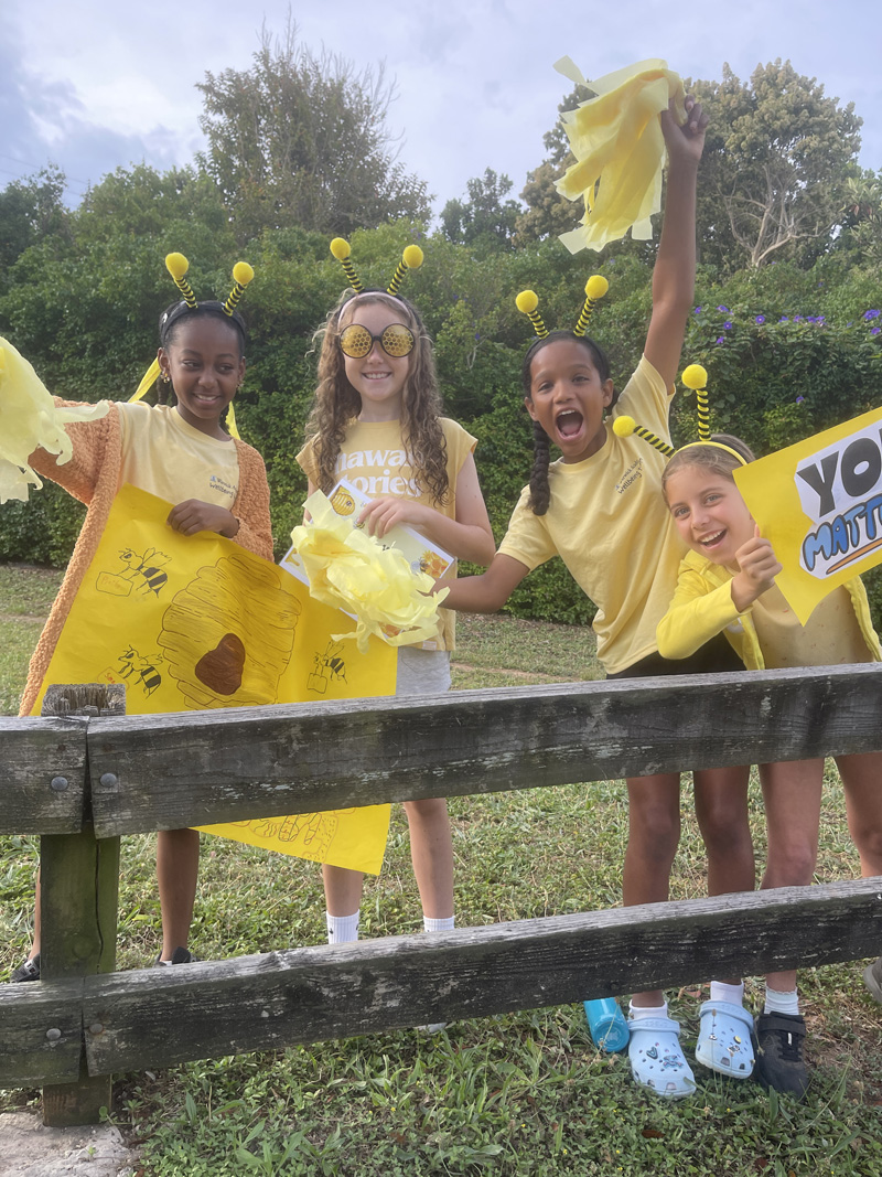 Warwick Academy WellBEEing Mental Health Drive By Wave By Bermuda May 2025 (41)