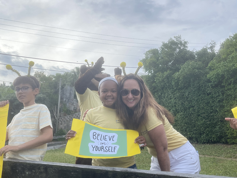 Warwick Academy WellBEEing Mental Health Drive By Wave By Bermuda May 2025 (54)