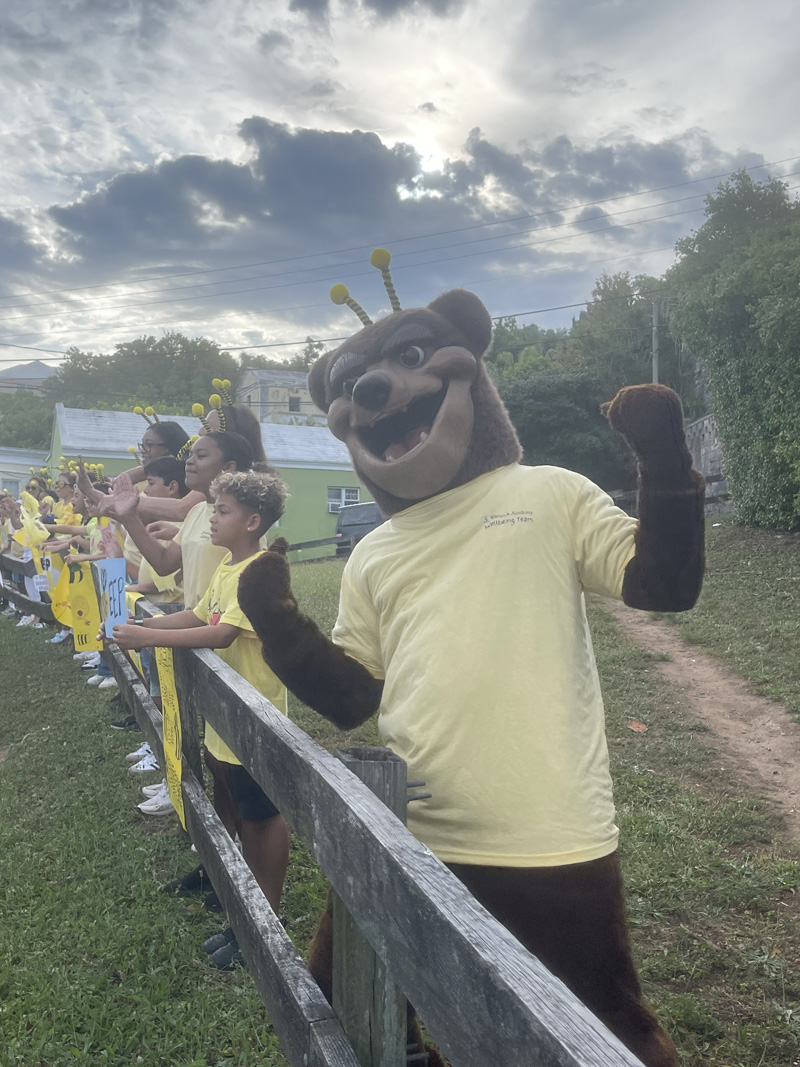 Warwick Academy WellBEEing Mental Health Drive By Wave By Bermuda May 2025 (55)