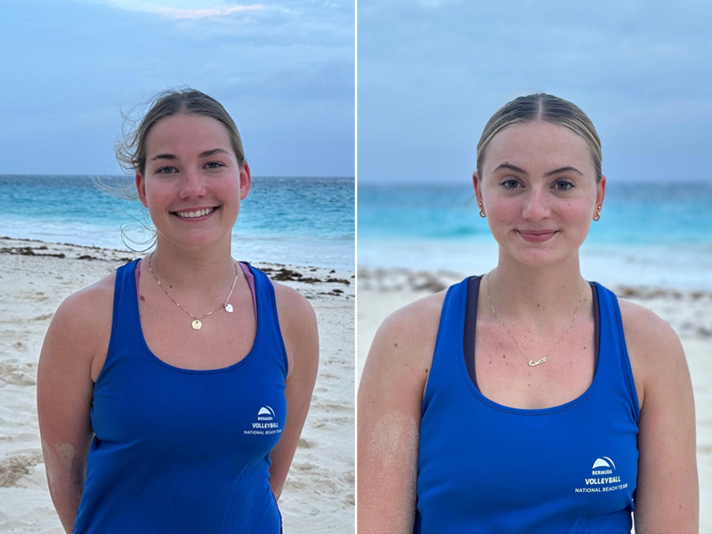 Hailey Moss and Kayley Hamilton Bermuda June 2025