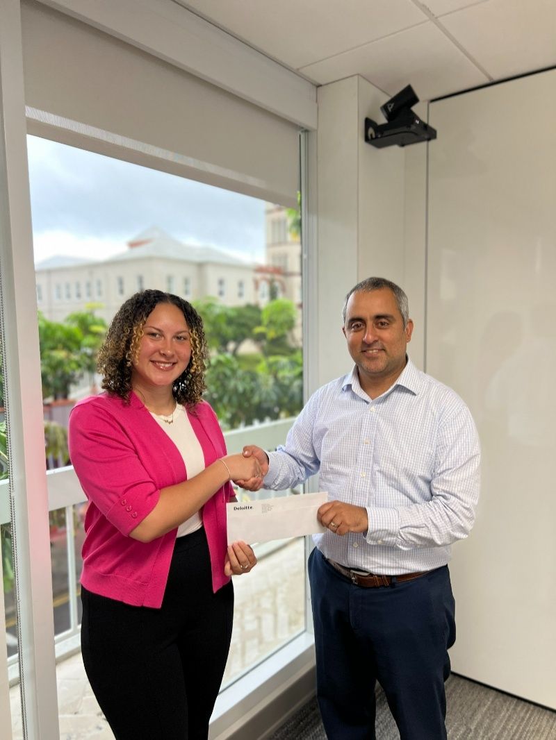 Mya Peets 2025 Deloitte Scholarship Bermuda June 2025