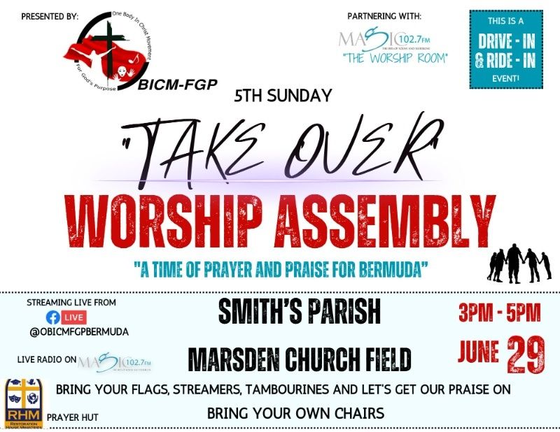 One Body in Christ Movement for God’s Purpose Creative Arts Worship Event Bermuda June 2025