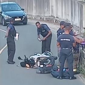 Dock Hill & North Shore Road Collision BPS Bermuda July 2025