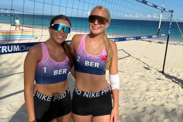 Olivia Gazzard and Sophie Weikl NORCECA Beach Volleyball Bermuda July 2025