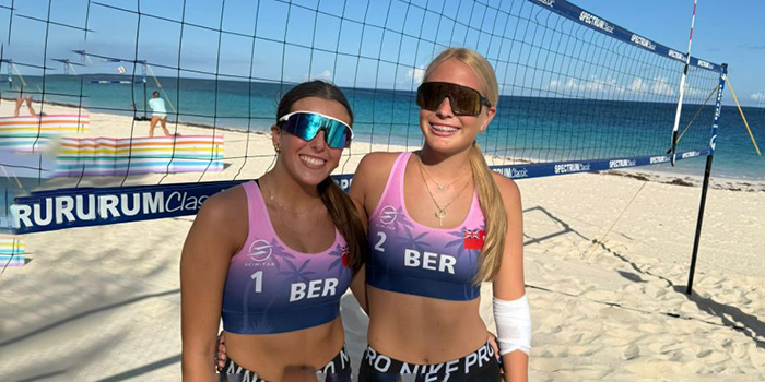 Beach Volleyball Duo Continue Competing