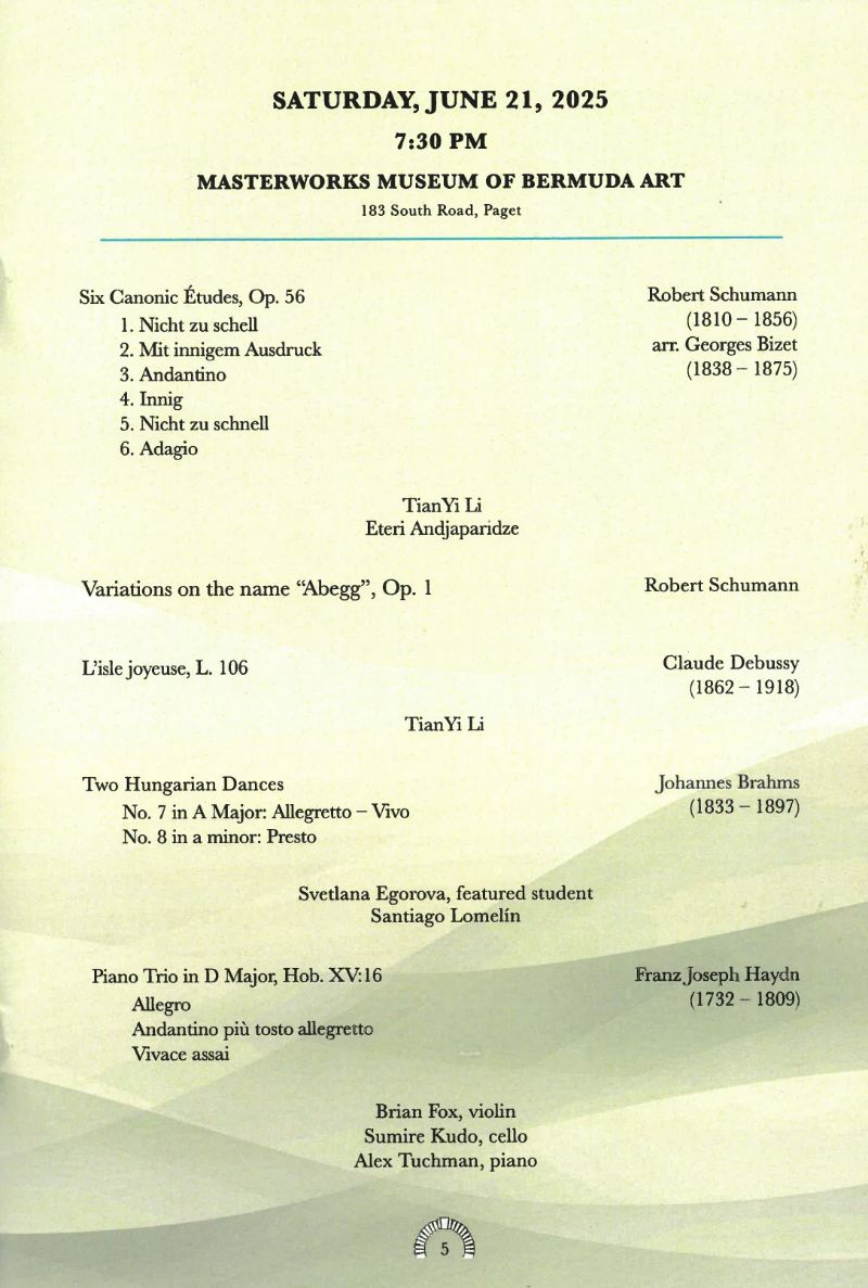 World-Class Performances At Piano Festival Bermuda July 2025 (2)