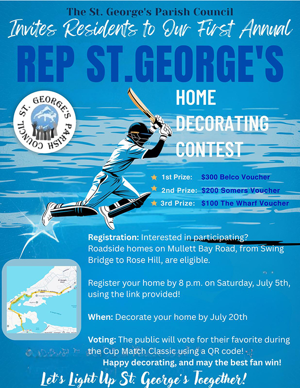 home decorating contest Bermuda July 4 2025