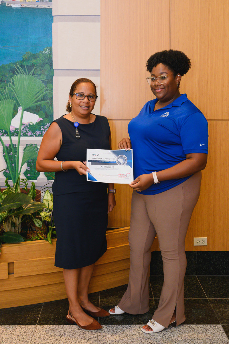 CG Insurance Achieves Platinum Level Certification Bermuda Aug 2025 (4)