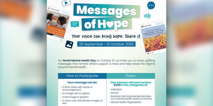 Health Department Launches Messages Of Hope