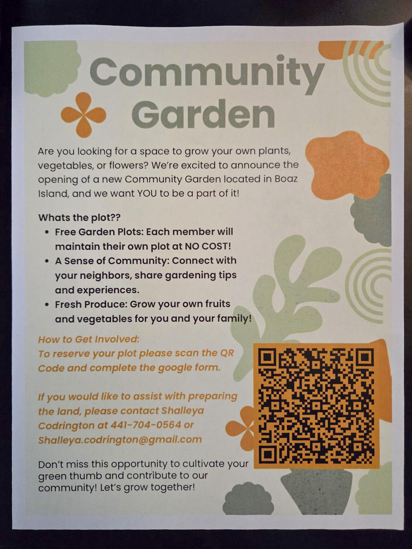 Community garden 16 October 2025