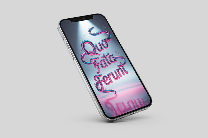 Spotlight On Quo Fata Ferunt Bermuda Motto Phone Mockup October 2025 Regular