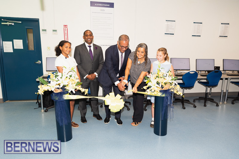 BHS AI Lab Ribbon Cutting Bermuda Nov 26 2025 AW-103
