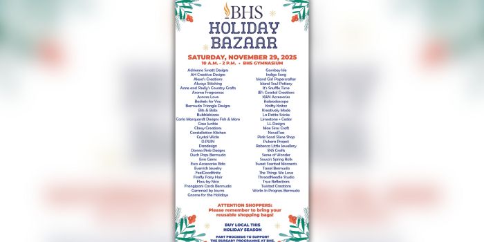 BHS Holiday Bazaar Set For November 29
