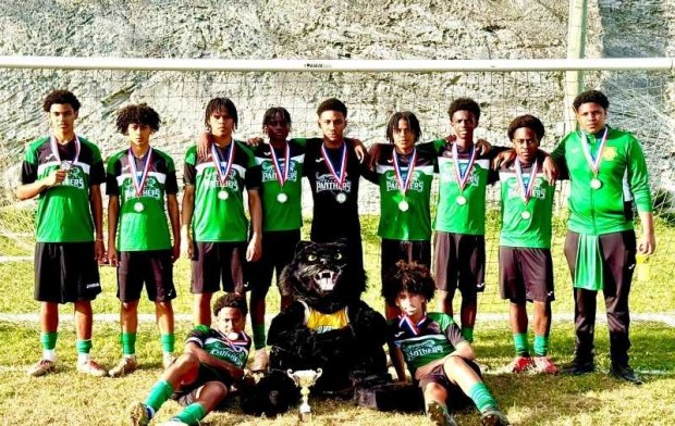 Berkeley Institute Gold Bermuda School Sports Federation’s Under 16 Six-A-Side Champions Bermuda Nov 2025
