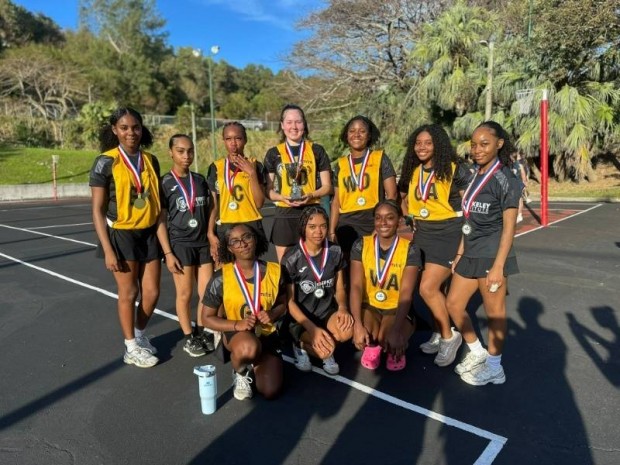 Berkeley Senior School Open Netball Champions Bermuda Nov 2025