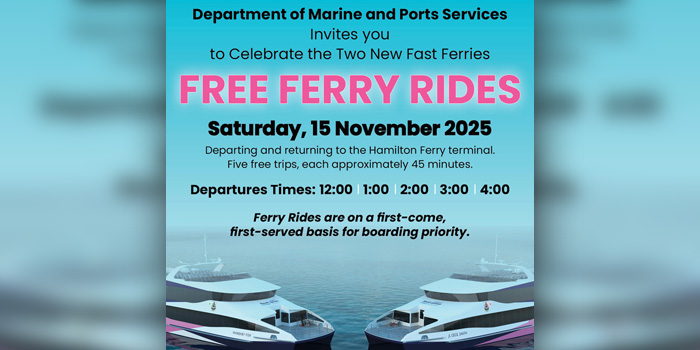 Free Rides On New Ferries This Saturday