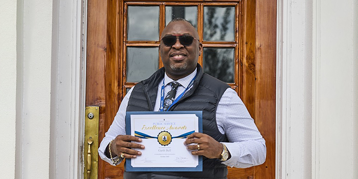 Garth Bell Earns PSEA Award For October