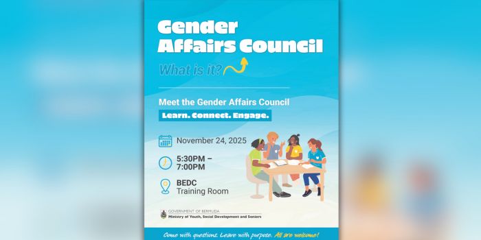 Gender Affairs Council Event Set For Nov 24th