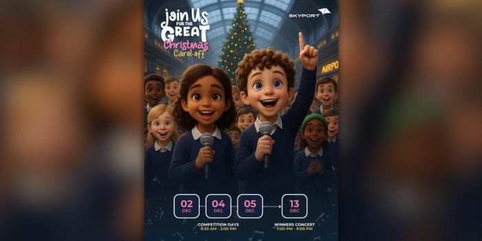 Skyport Celebrating Holiday Season With Carol-Off