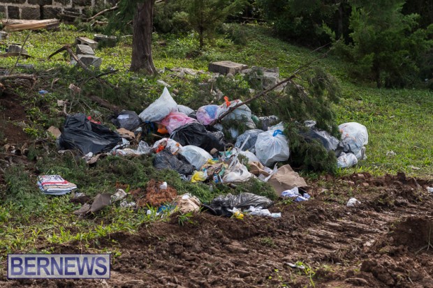 Trash Truck Recovery South Road Bermuda November 4 2025 AW-109