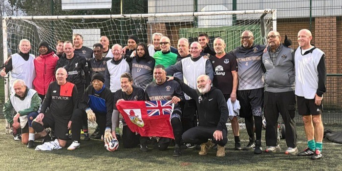 Curly’s Walking Footballers Impress In UK