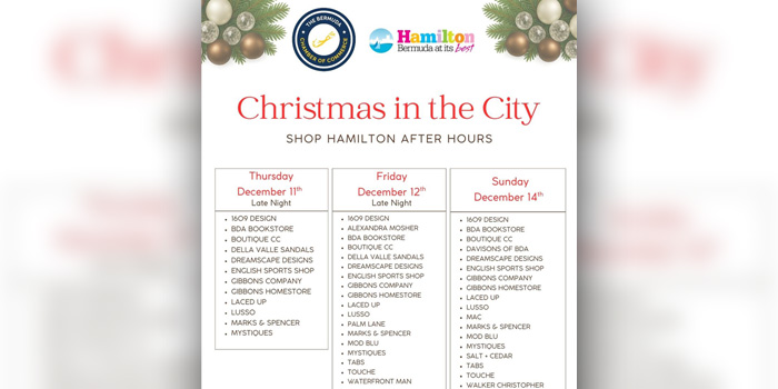 Hamilton Retailers Extend Hours For Holidays