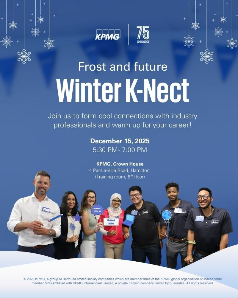KPMG K-Nect Student Networking Event Bermuda Dec 2025