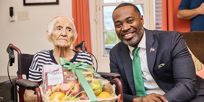 Maria Aguiar Celebrates 100th Birthday