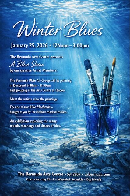Bermuda Arts Centre's Winter Blues Show Jan 2026