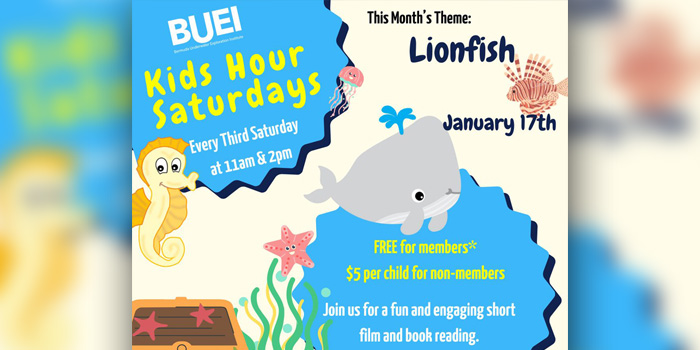 BUEI’s Lionfish-Themed Kids Hour On January 17