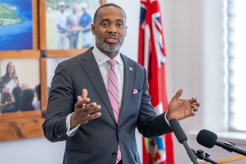 Premier and Minister of Finance David Burt Budget PressCon Bermuda Feb 2026