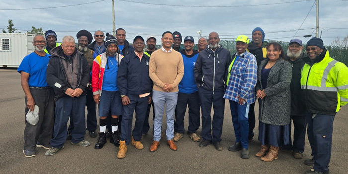 Minister Adams Honours Solo Sweepers