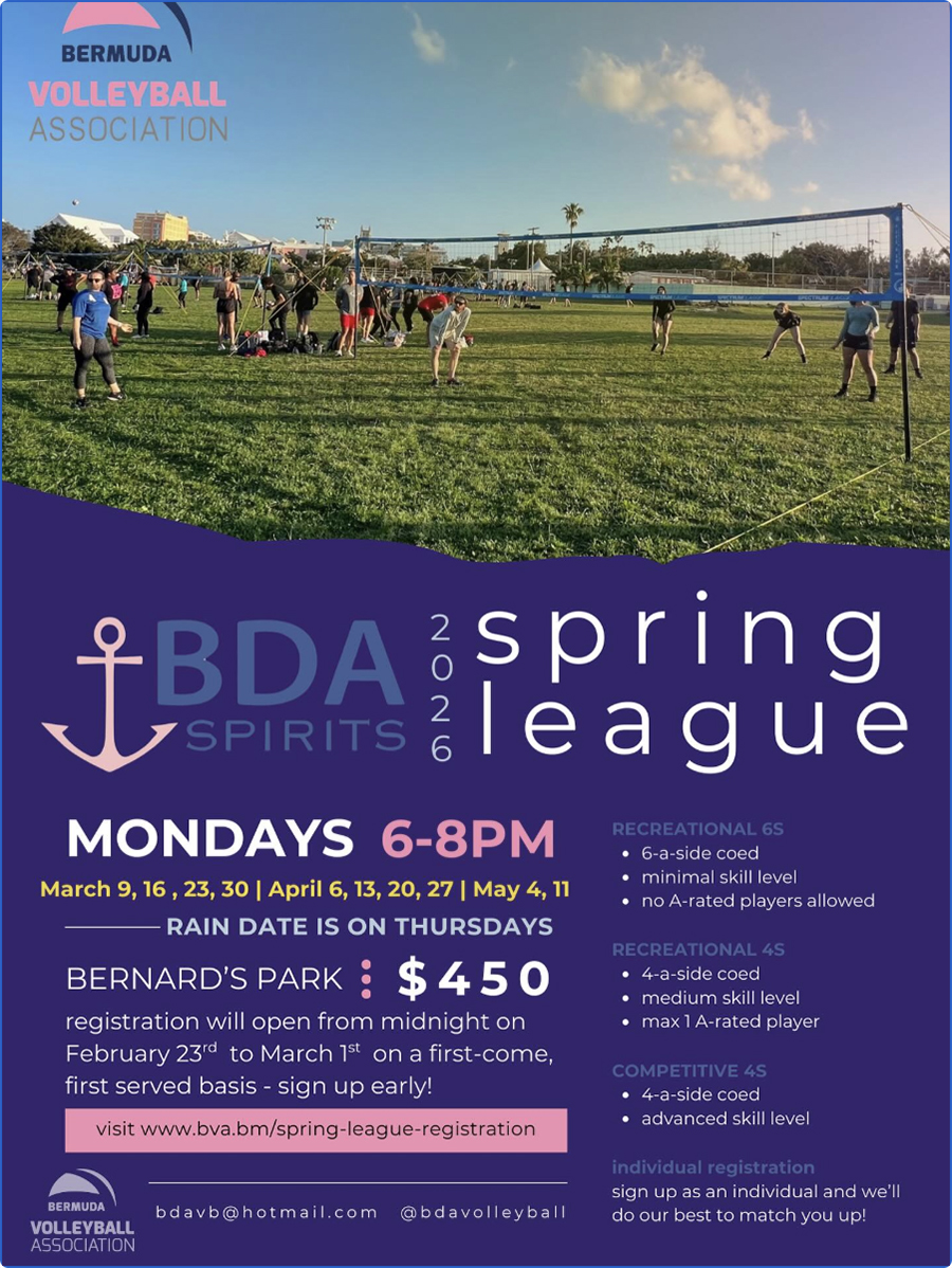Bermuda Volleyball Launches Spring League