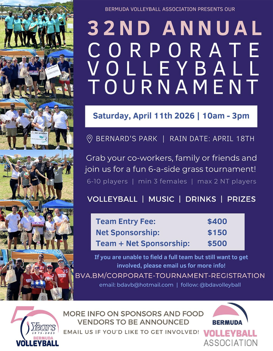 volleyball Bermuda Feb 26 2026