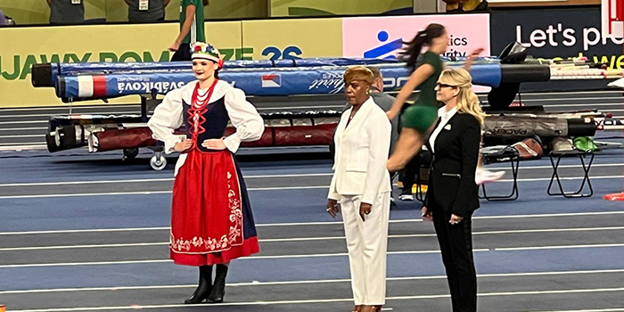 Donna Raynor Presents Medals In Poland