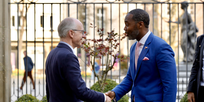 Premier Burt Holds Meetings In Luxembourg